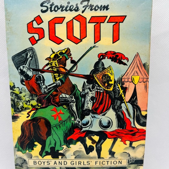 Stories From Scott Boys’ And Girls’ Fiction Vintage Paperback (1948) Ivanhoe - Picture 1 of 8